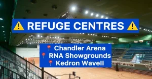 Cyclone Alfred Chandler shelter